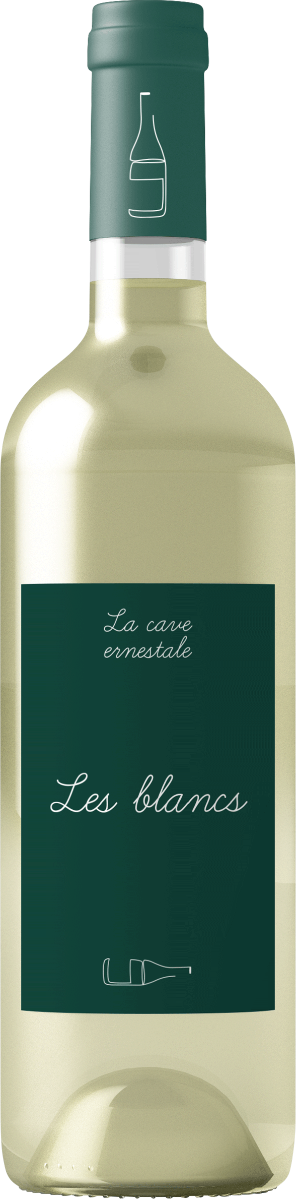 Bouteille de vin blanc