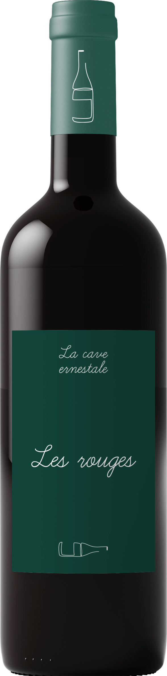 Bouteille de vin rouge